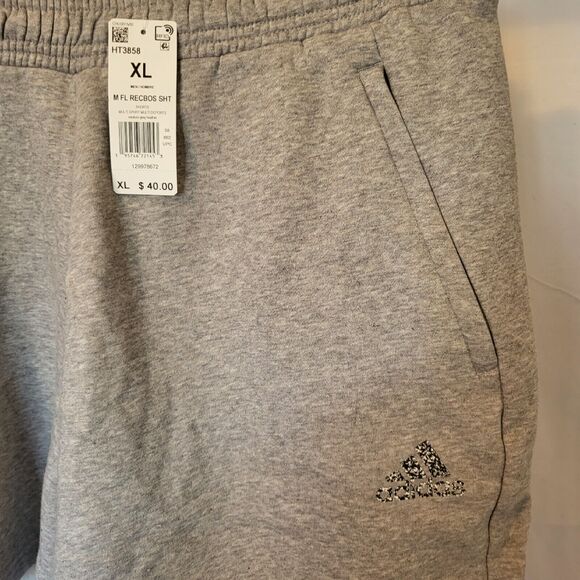 ADIDAS Mens Fleese Recbos Shorts Size XL - Picture 3 of 4